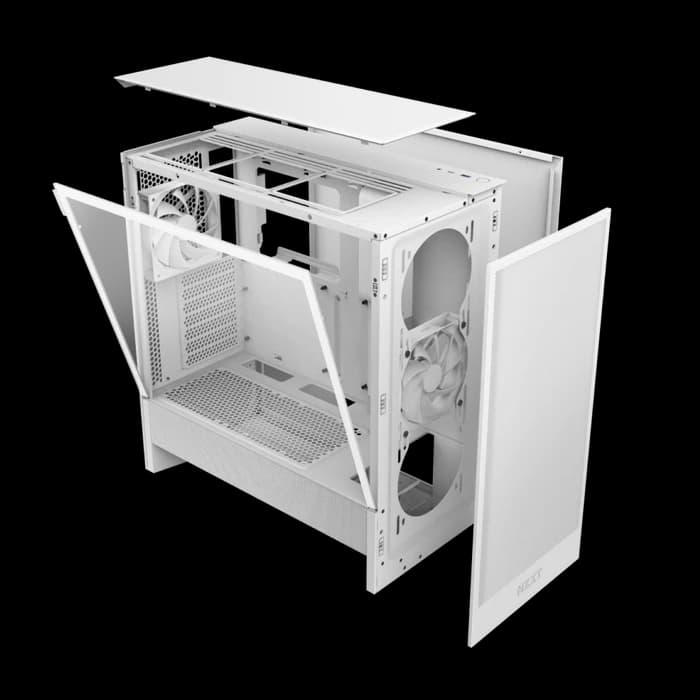 Case NZXT H5 Flow Compact Mid-Tower Case - Image 4