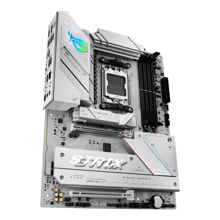 ASUS ROG Strix B850‑A Gaming WiFi Motherboard (White) - Image 3