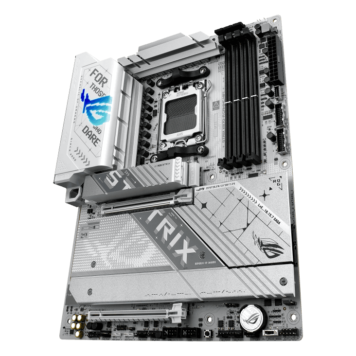 ASUS ROG Strix X870‑A Gaming WiFi Motherboard (White) - Image 3