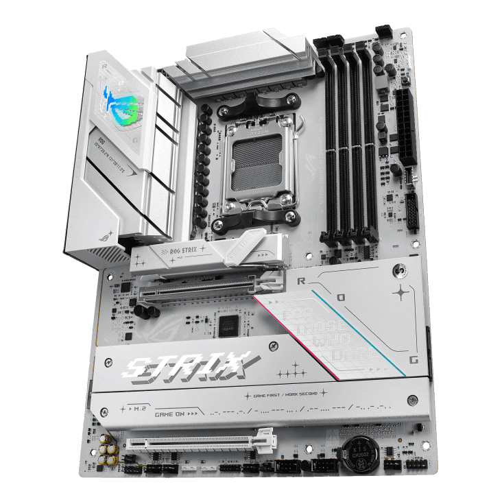 ASUS ROG Strix B850‑A Gaming WiFi Motherboard (White) - Image 4