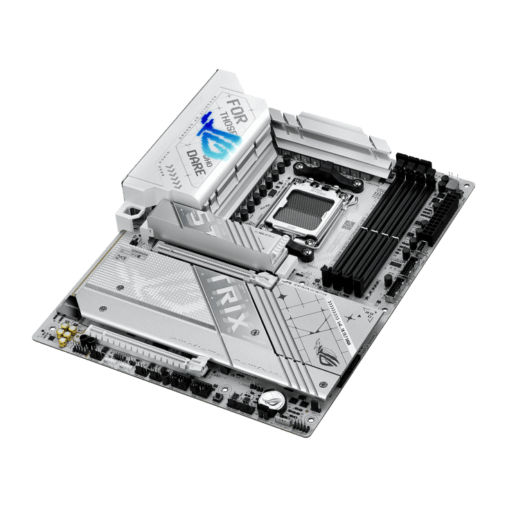 ASUS ROG Strix X870‑A Gaming WiFi Motherboard (White) - Image 6