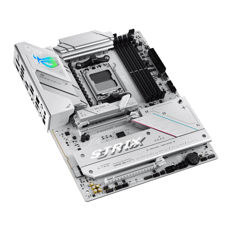 ASUS ROG Strix B850‑A Gaming WiFi Motherboard (White) - Image 7