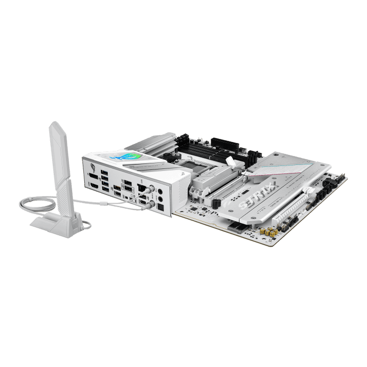 ASUS ROG Strix B850‑A Gaming WiFi Motherboard (White) - Image 9