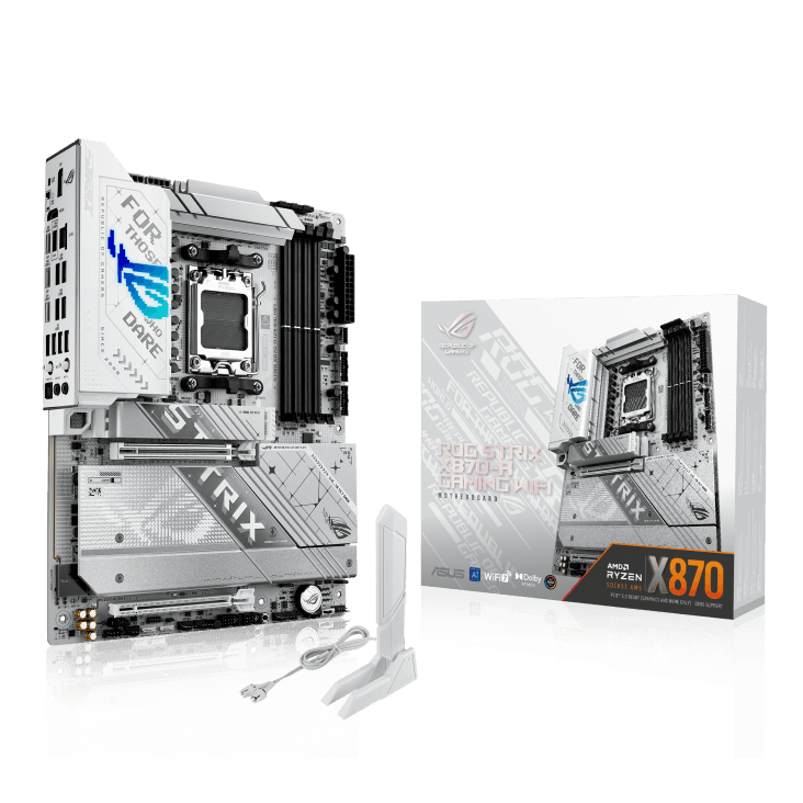 ASUS ROG Strix X870‑A Gaming WiFi Motherboard (White) - Image 10