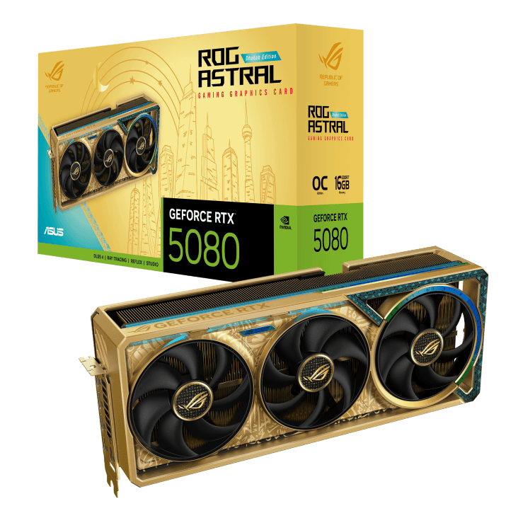 ASUS ROG Astral RTX 5080 OC Edition Dhahab - 16GB - Image 7