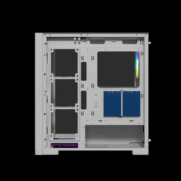 Raptor 290-XL ARCTIC HAWK RGB Mid Tower Case - White - Image 9