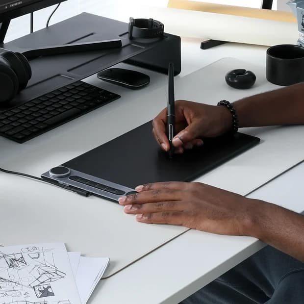 HUION GRAPHIC TABLET Q630M Inspiroy Dial 2 Bluetooth Wireless Graphics Drawing Tablet - Image 7