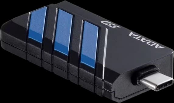 ADATA SC735 Portable External SSD – 2TB, Retractable USB-C, MIL-STD Drop Resistance