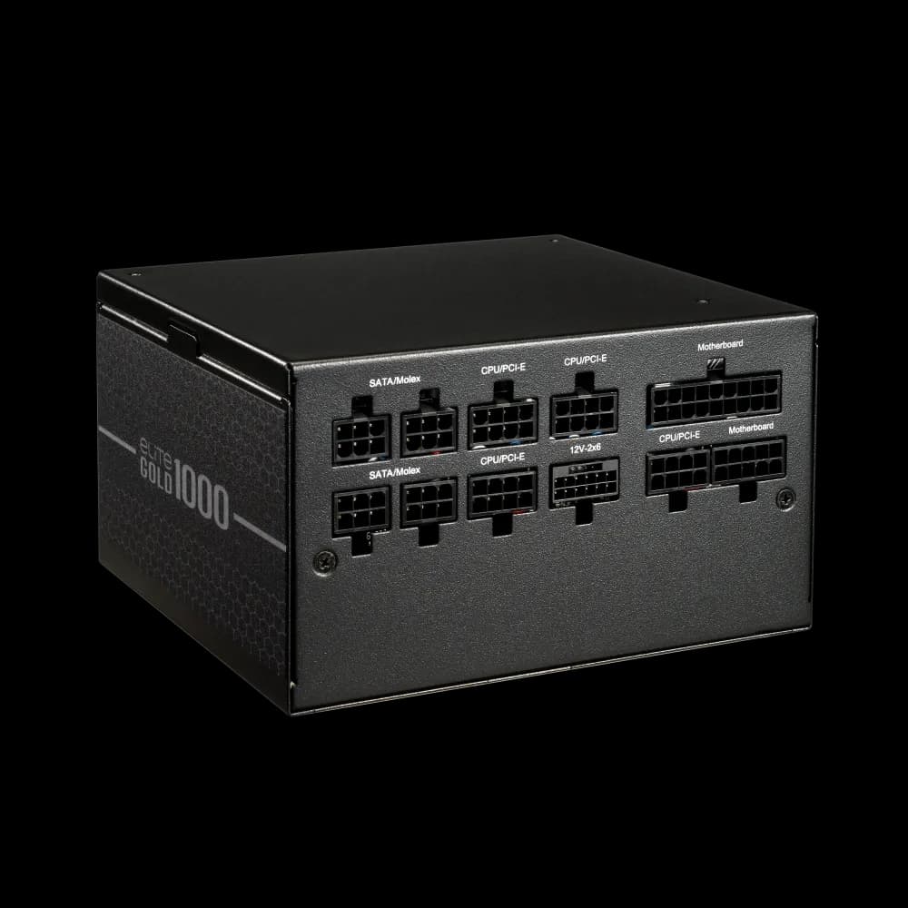 Cooler Master ELITE 1000W 80 Gold Full Modular - Black - Image 4
