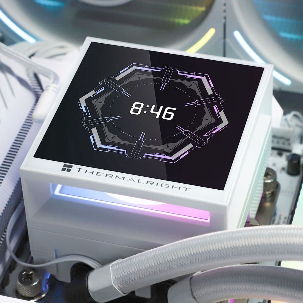 Thermalright Hyper Vision 360 White Liquid CPU Cooler - Image 5