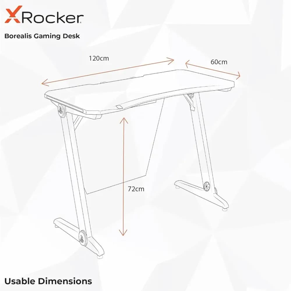 Xrocker Official Playstation Gaming Desk Borealis - Image 5