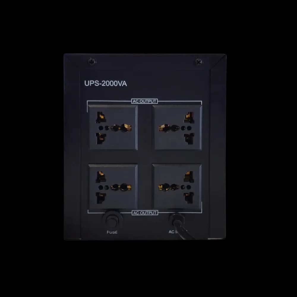 LamaSsu N-Series Offline UPS AVR - 2000 VA - 1200W - Output (4) AC - Image 3