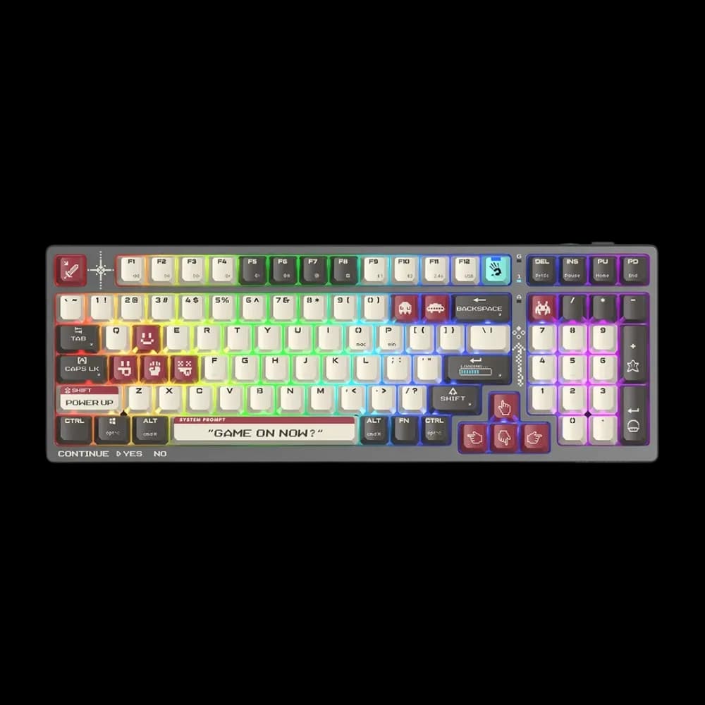 Bloody WS98 Pixels Red Wireless Mechanical Gaming Keyboard - Image 5