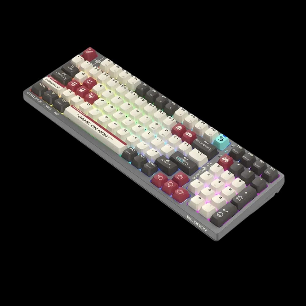 Bloody WS98 Pixels Red Wireless Mechanical Gaming Keyboard - Image 4