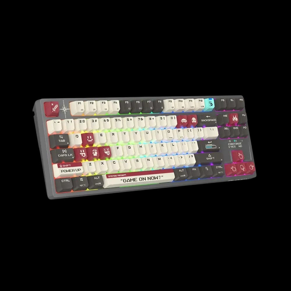 Bloody WS87 Pixel Red Wireless TKL Mechanical Gaming Keyboard - Image 3