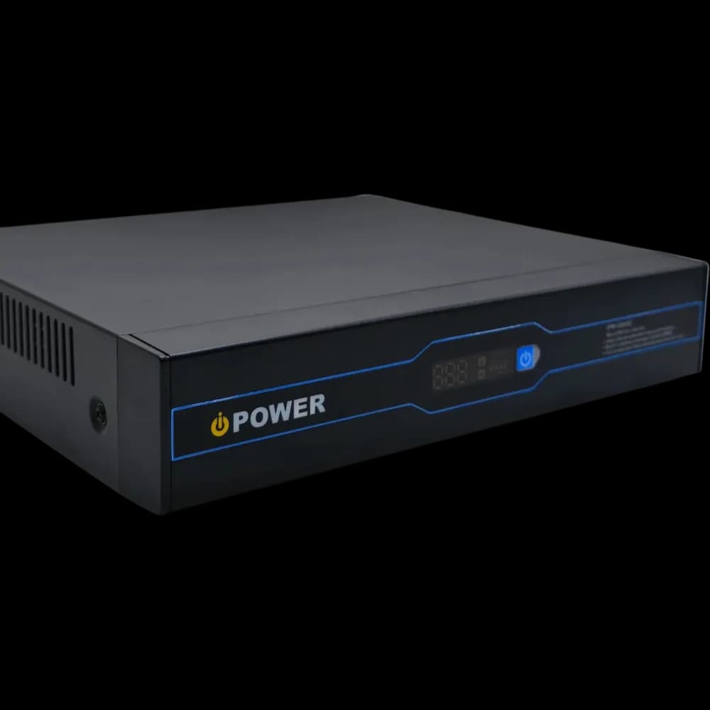 iPower IPR120V52 DC UPS with 4x6000mAh LiFePO4 Battery, 120W Max Output, POE & Multi-Voltage Support (12V/24V/48V/52V) - Image 1