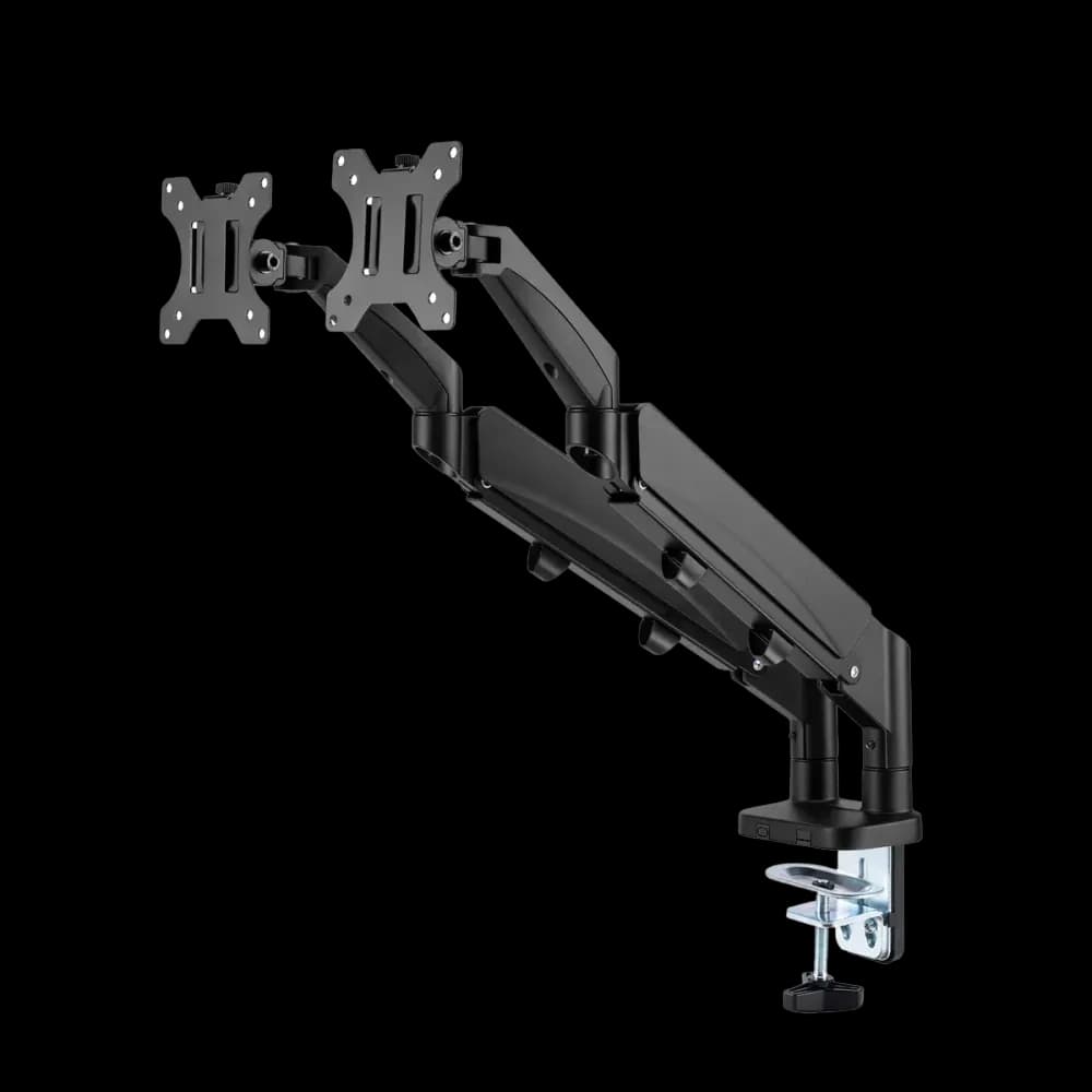 GAMEON GO-5350 Dual Monitor Arm For Gaming And Office Use, 17" - 32", Each Arm Up To 9 KG - Image 2