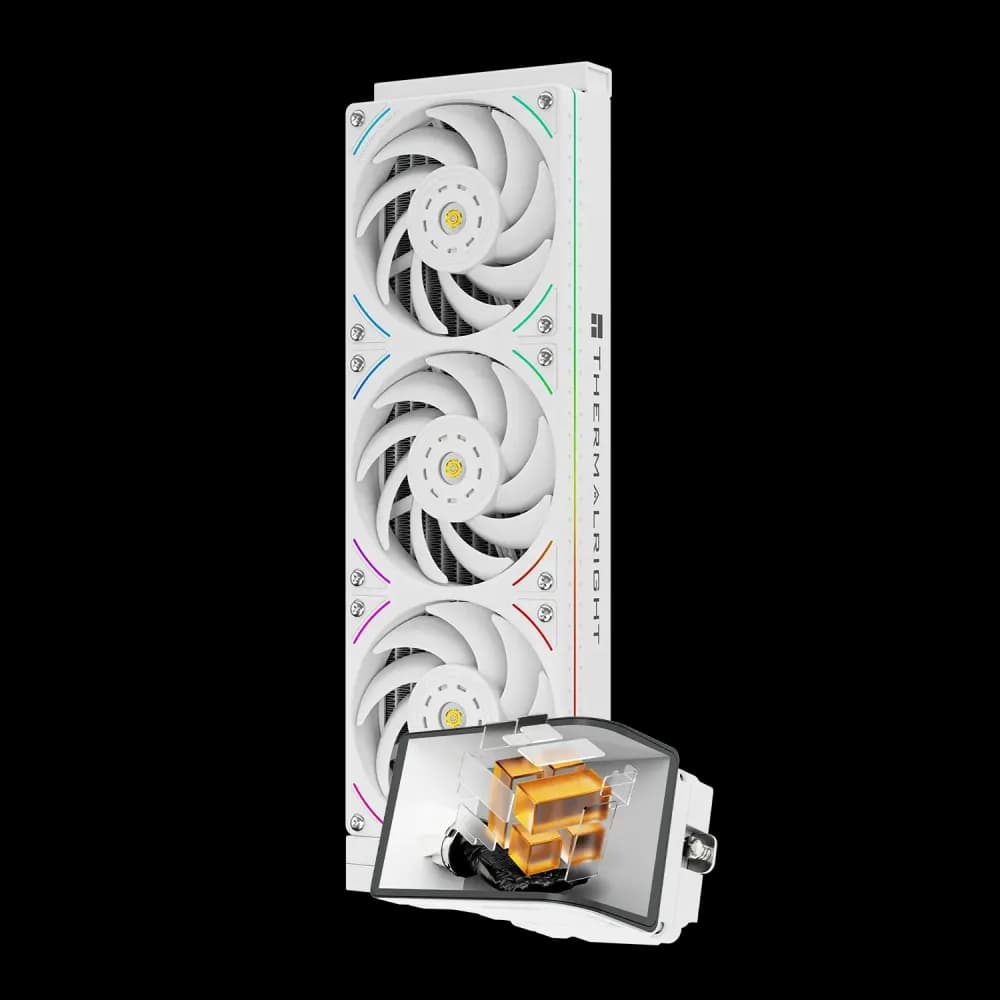 Thermalright Wonder Vision 360 UB ARGB White Liquid CPU Cooler - Image 2