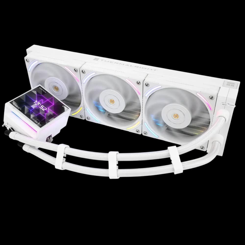 Thermalright Hyper Vision 360 White Liquid CPU Cooler - Image 1