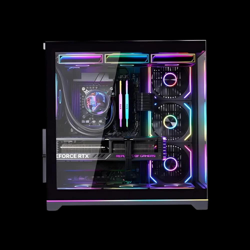 Wjcool Man ROBIN II PLUS SCAR 4 Fan Mid Tower Case - Black - Image 3