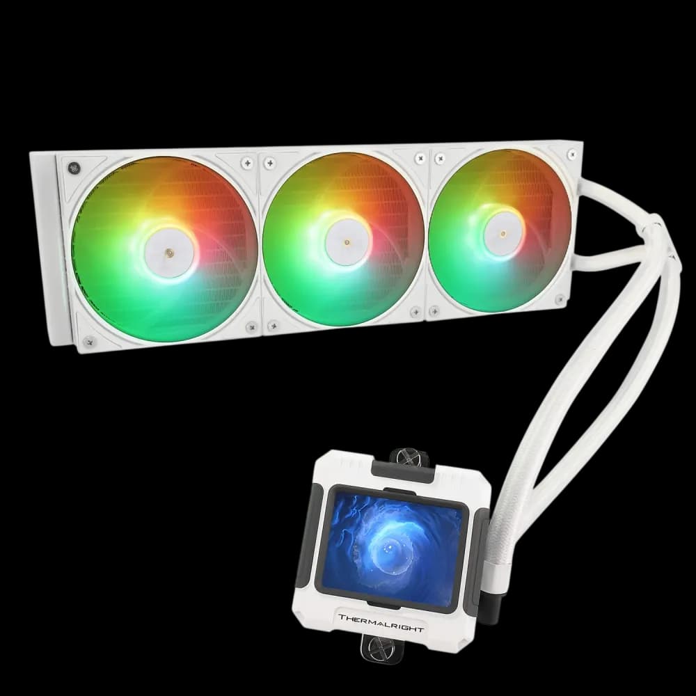 Thermalright Frozen Warframe 360 White Liquid CPU Cooler - Image 1