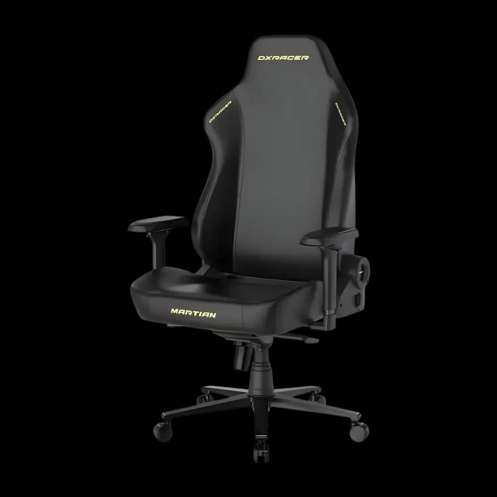DXRacer Martian Series Large Fabric Black & Yellow - Image 2