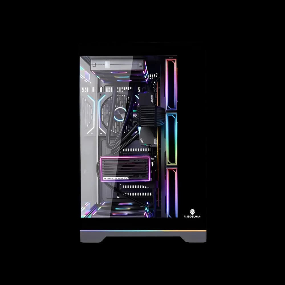 Wjcool Man ROBIN II PLUS SCAR 4 Fan Mid Tower Case - Black - Image 4