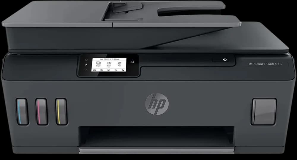 Hp Smart Tank 615 Wireless, Print, Copy, Scan, Fax, Automated Document Feeder, All In One Printer - Image 1