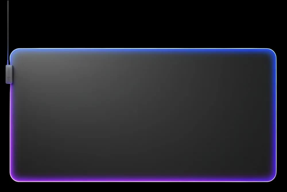 GLORIOUS GMP 2 GLED RGB Gaming Mousepad - XXL - InfiniGlow Edge - Image 1