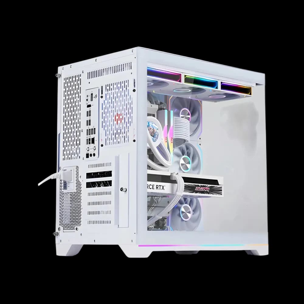 Wjcool Man ROBIN II PLUS SCAR 4 Fan Mid Tower Case - White - Image 5