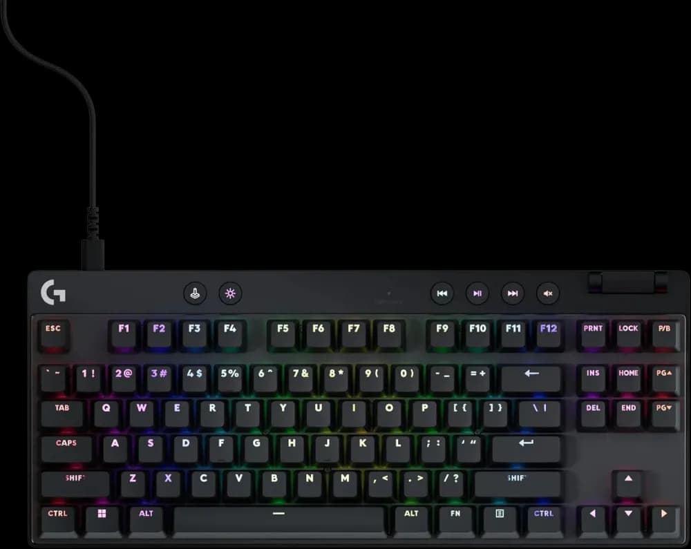 Logitech G PRO X TKL Rapid Tenkeyless Wired Gaming Keyboard - Image 1
