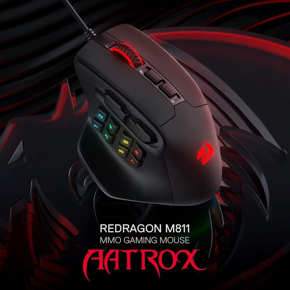 Redragon M811 Aatrox MMO Gaming Mouse - Image 4