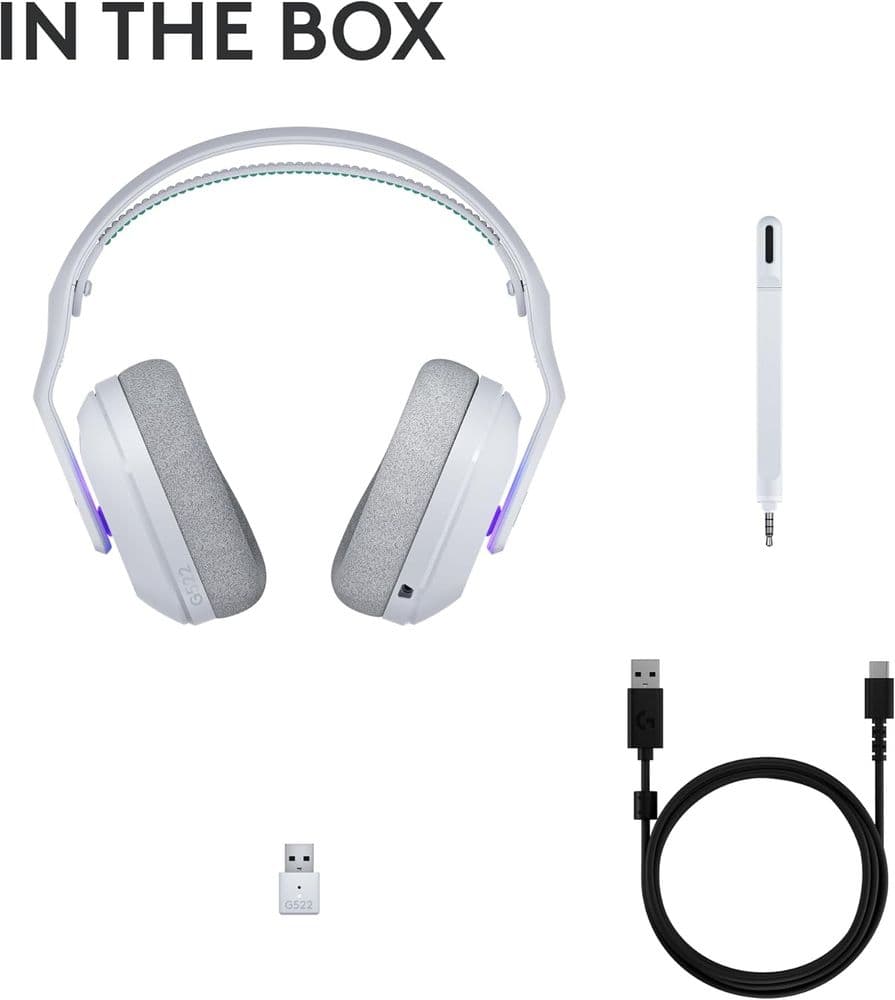 Logitech G522 LIGHTSPEED Wireless White - Image 3