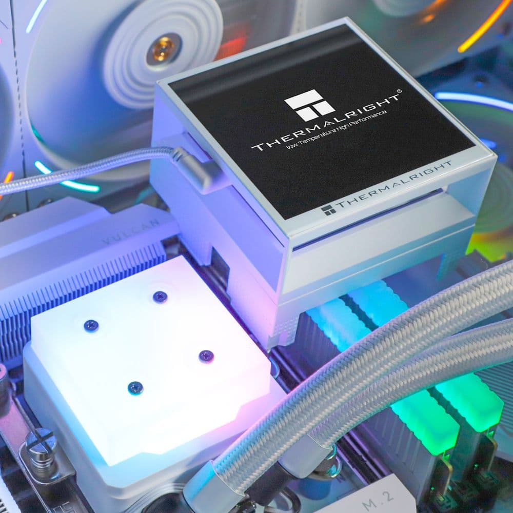 Thermalright Hyper Vision 360 White Liquid CPU Cooler - Image 6
