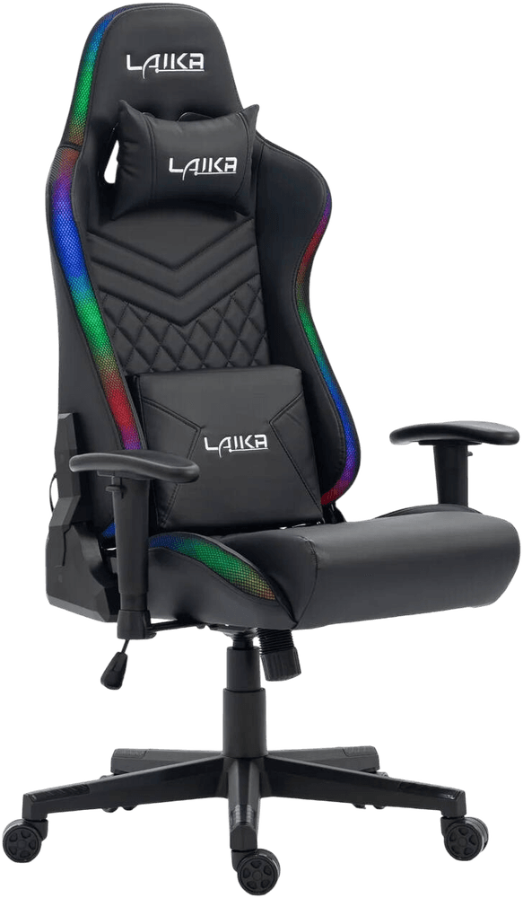 Laika LK-TA-402A RGB Gaming Chair (Black) - Image 1