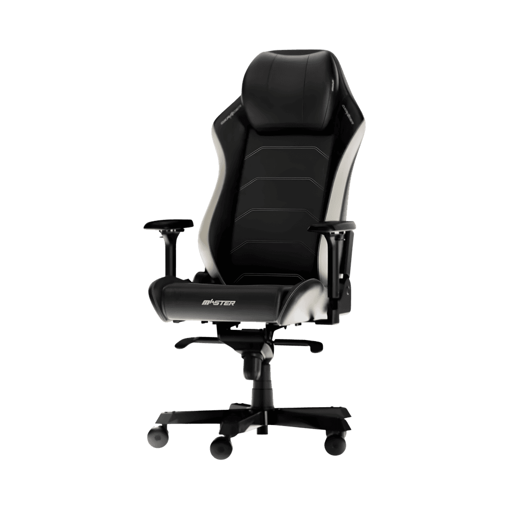 DXRacer Master Black & White Microfibre Leather - Image 2