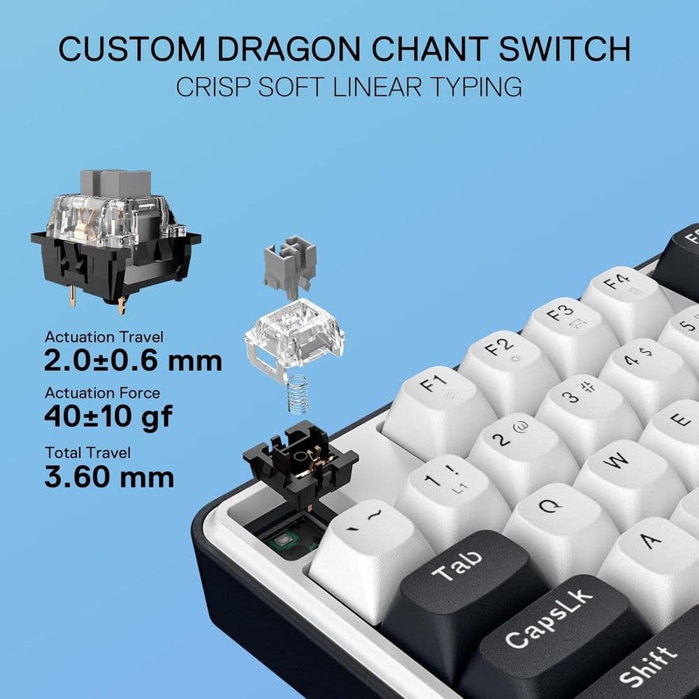 Redragon K689 Wired Gasket RGB Gaming Keyboard - Image 3
