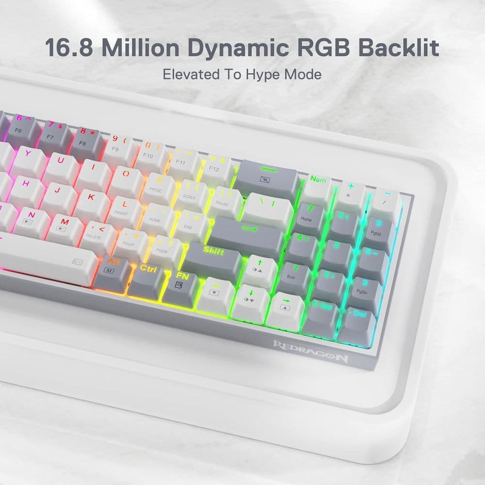 Redragon K628 Pollux 75% Wired RGB Gaming Keyboard - Image 3