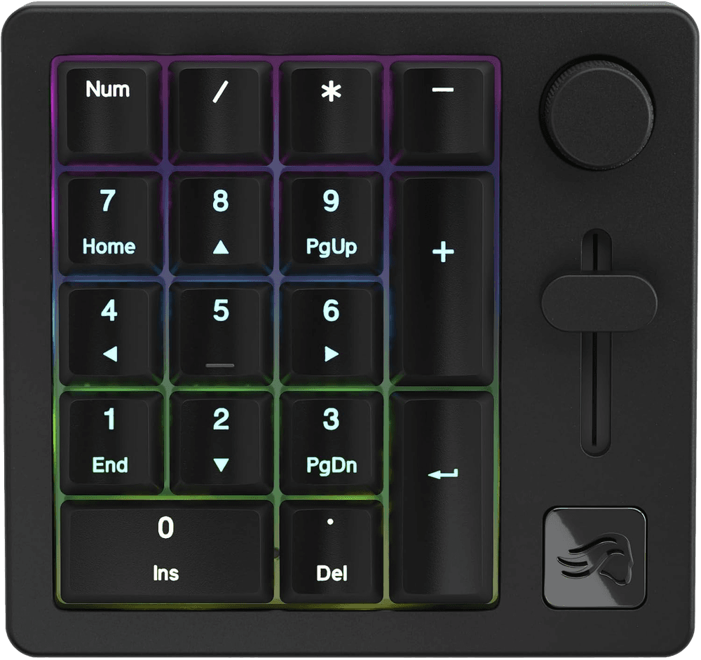 GLORIOUS GMMK Macro Pad - Black Mechanical Numpad - Image 1