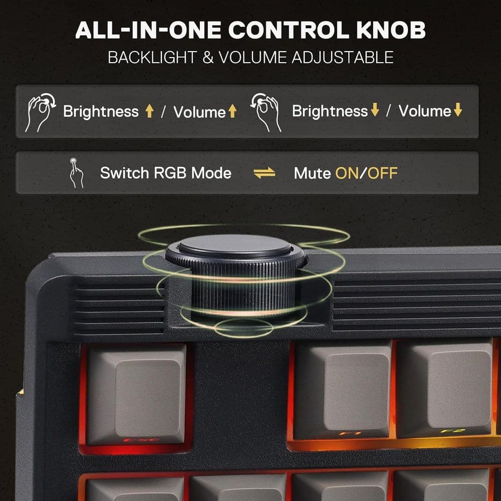 Redragon K729 PRO 80% Wireless Gasket RGB Gaming Keyboard - Image 3