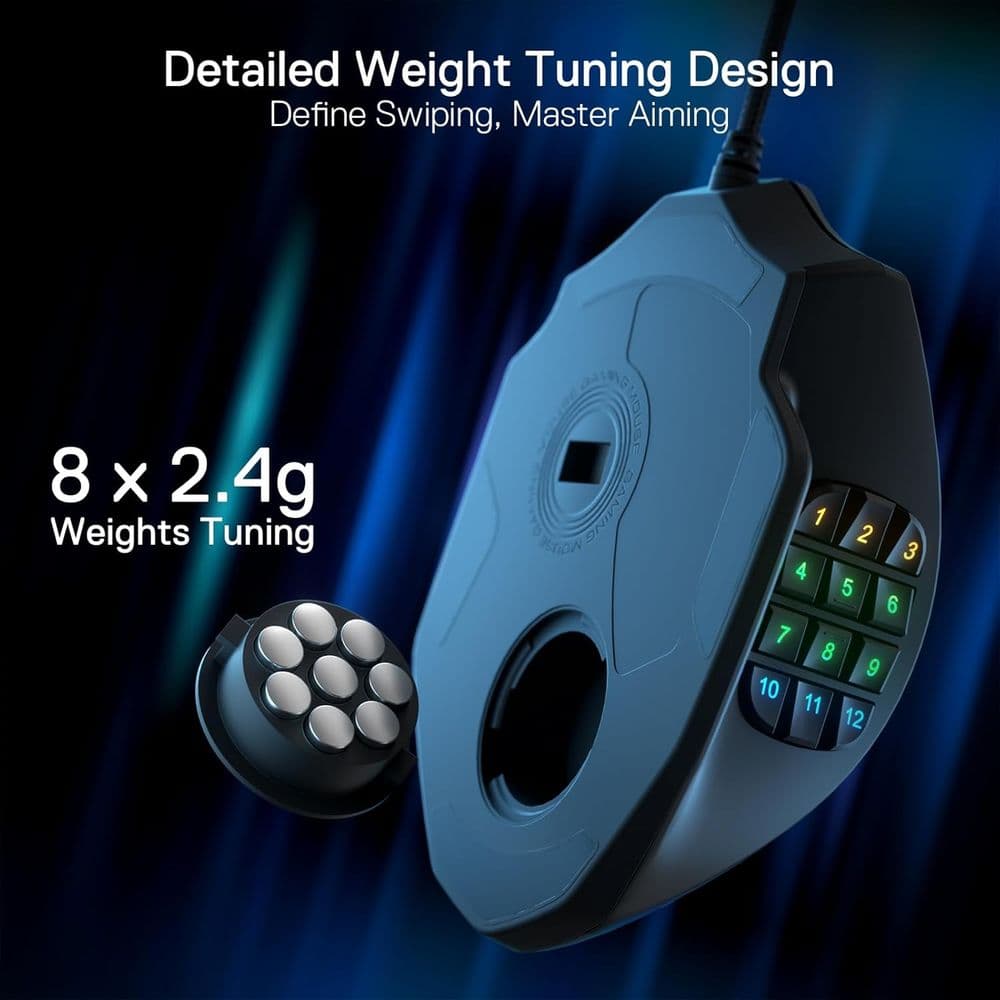 Redragon M908 Impact RGB LED MMO Gaming Mouse - Image 2