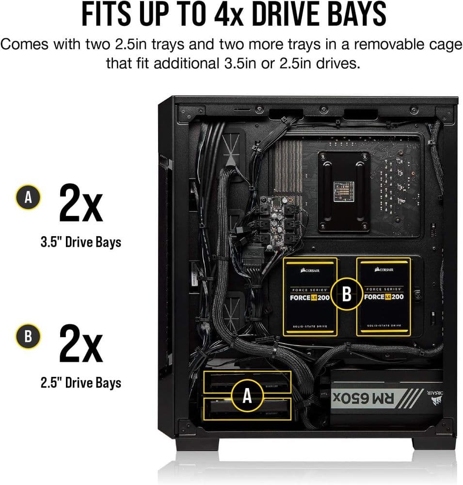 Case Corsair iCUE 220T RGB Airflow Mid-Tower Case - Image 6