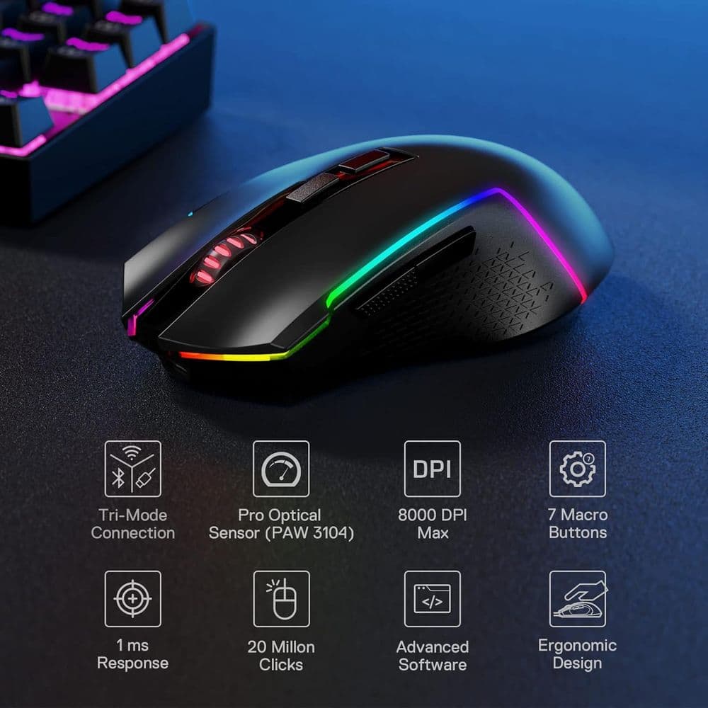 Redragon M693 Wireless Gaming Mouse - Image 4