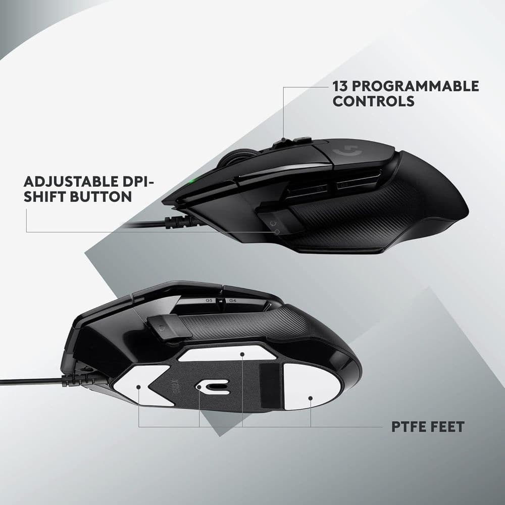  Logitech G502 X Wired Gaming Mouse - Image 4