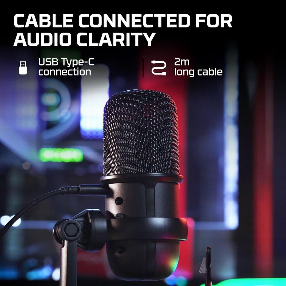 HyperX SoloCast – USB Condenser Gaming Microphone - Image 9