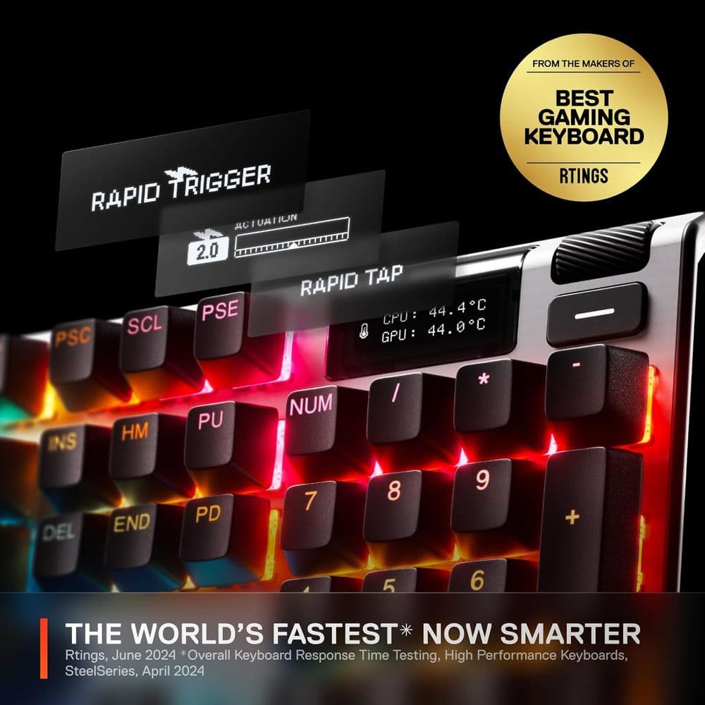 SteelSeries Apex Pro Gen 3 Full Size Mechanical Keyboard - Image 5