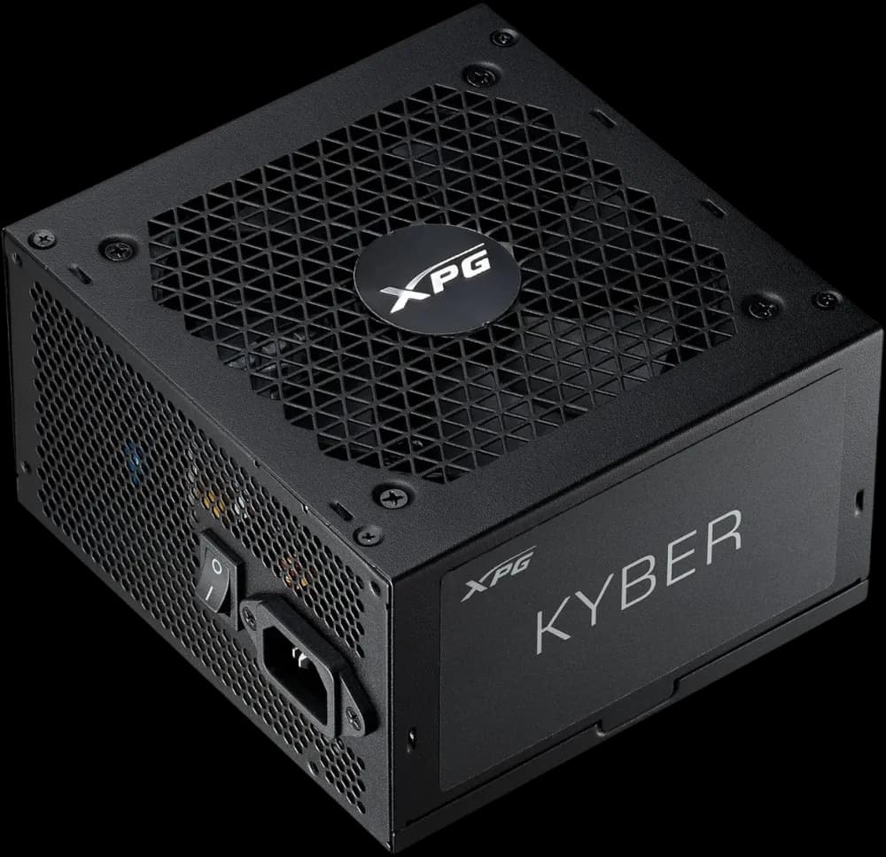 XPG Kyber 850W 80 Plus Gold Certified Non-Modular ATX 3.1 Power Supply w 6+2 Pin Connectors wIndustrial Level Protection & Premium Capacitors, 120mm Fan wintelligent fan control - Image 1
