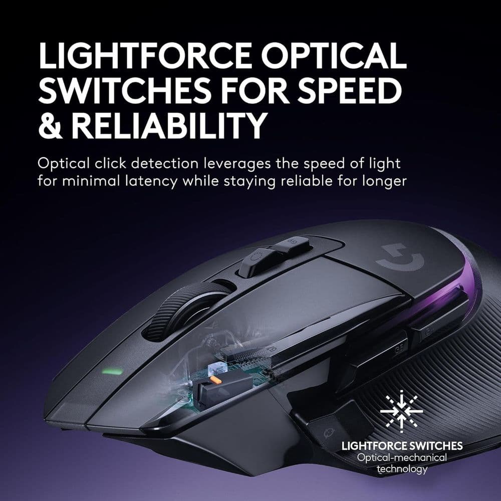  Logitech G502 X Plus Lightspeed Wireless RGB Gaming Mouse - Image 3