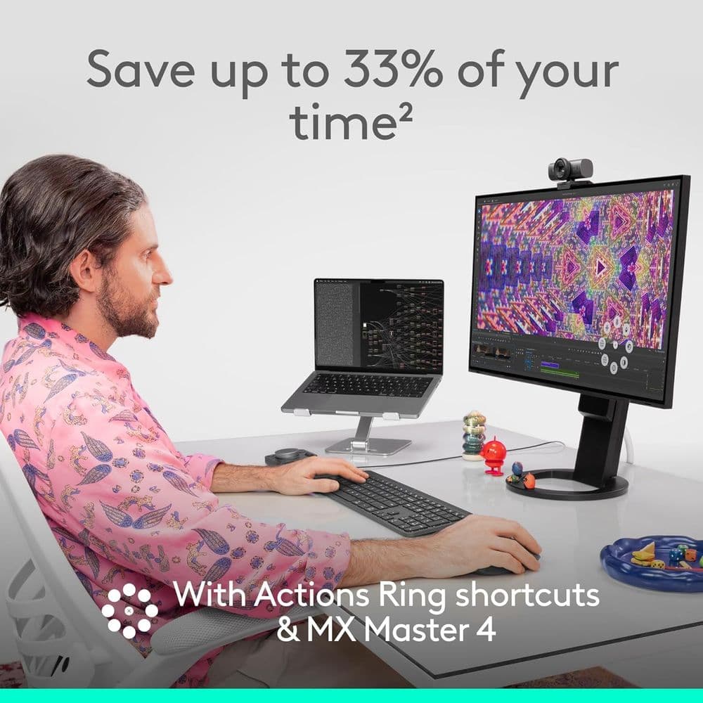 Logitech MX Master 4, Ergonomic Wireless Mouse - Image 8