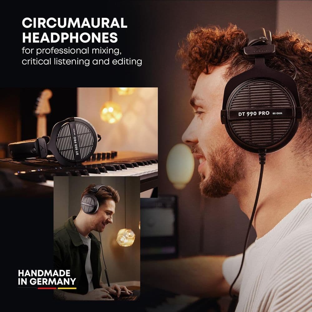 beyerdynamic DT 990 Pro 250 ohm Over-Ear Studio Headphones - Image 5